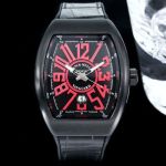 Franck Muller Factory V45 SC DT Black / Silver / Gold steel case Diameter 54mm watch